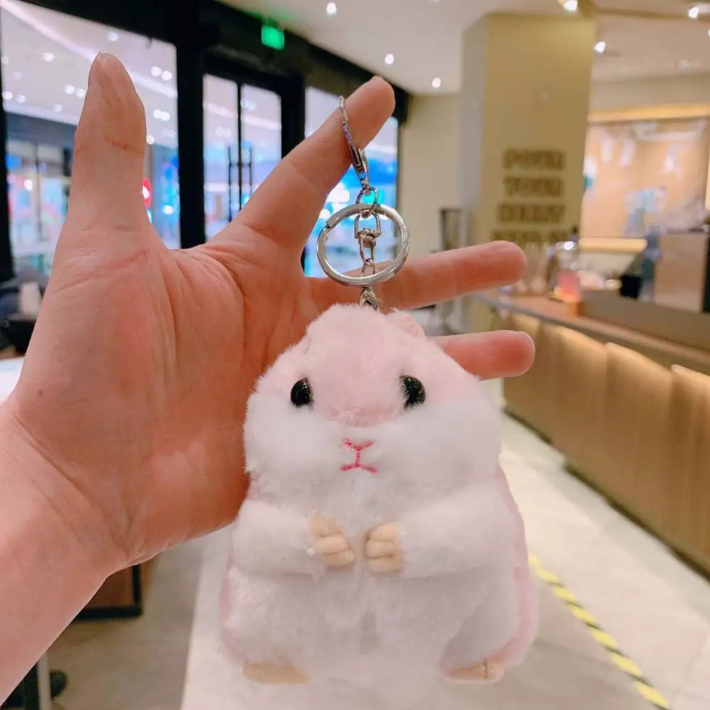 Hamster Keychain Keyring