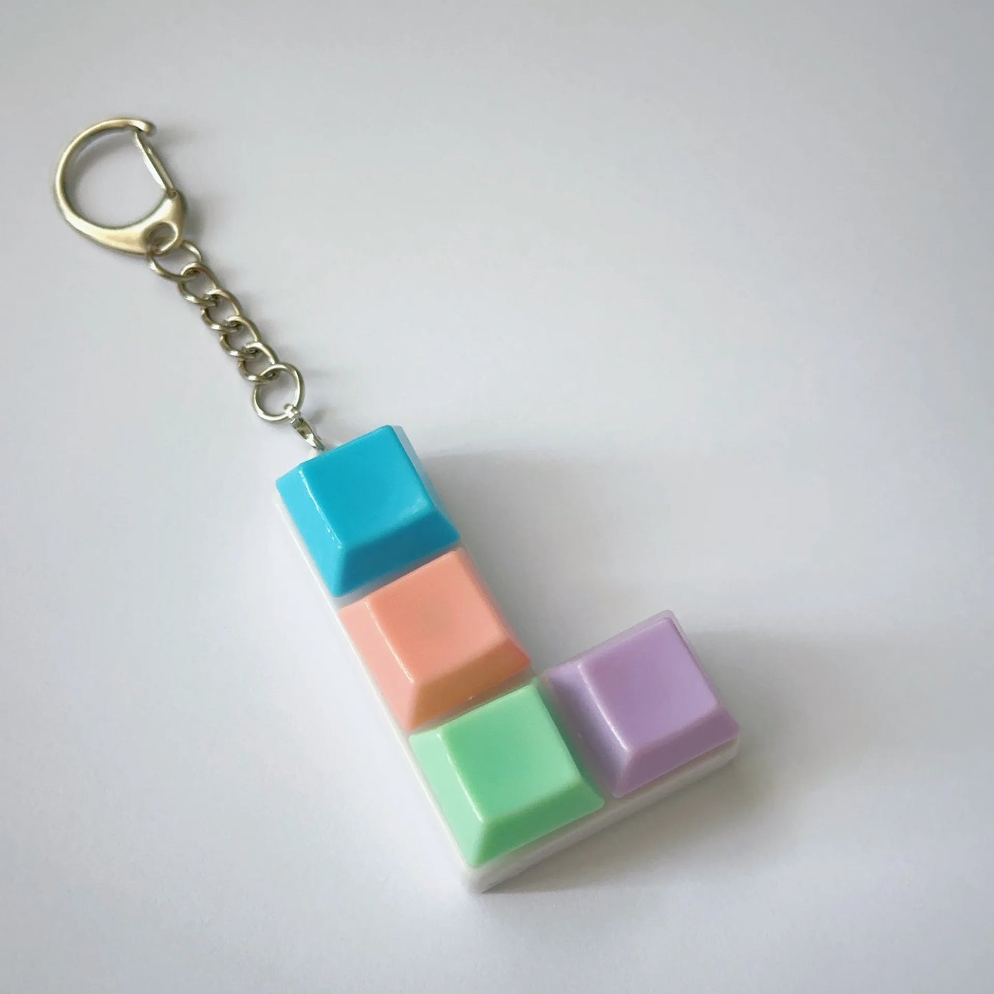 Stress Relief Press Fidget Button Keycap Keyring