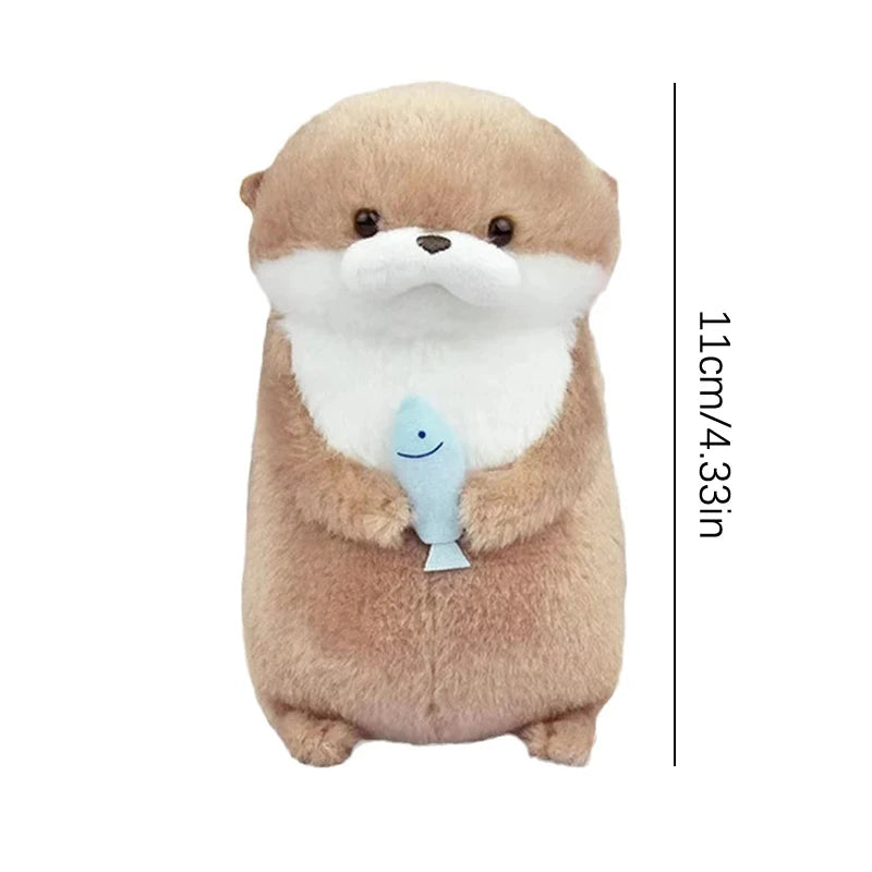 Otter Fish Plush Pendant
