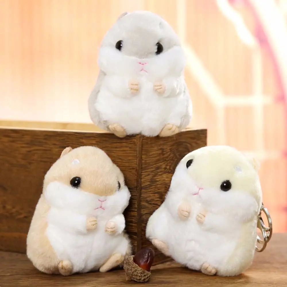 Hamster Keychain Keyring