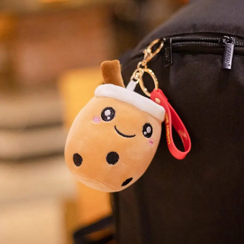 Kawaii Bubble Tea Cup Keychain