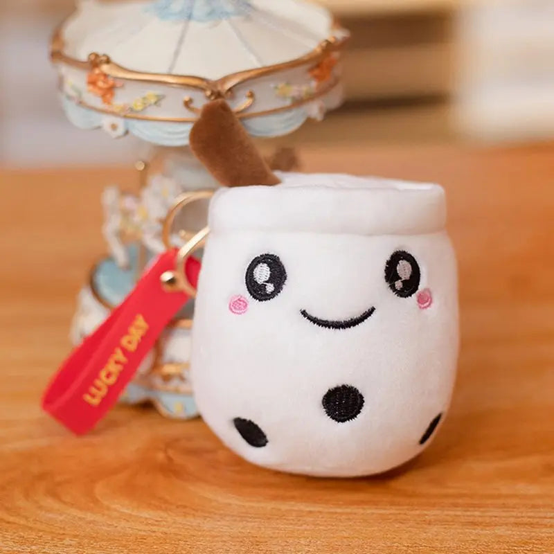 Kawaii Bubble Tea Cup Keychain