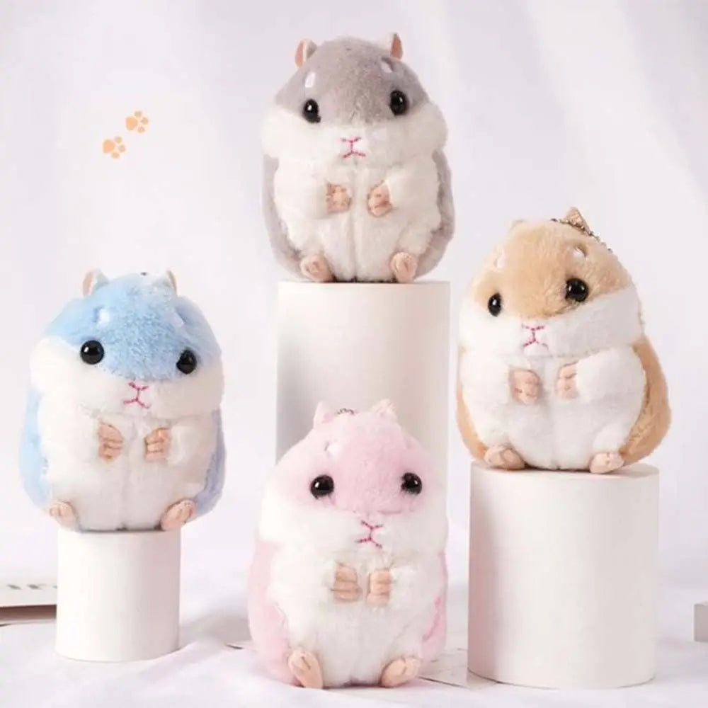 Hamster Keychain Keyring