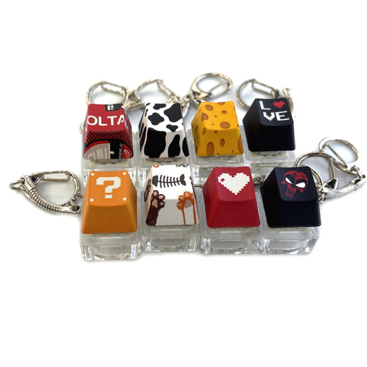 Decompression Keychain Mechanical Keyboard Button