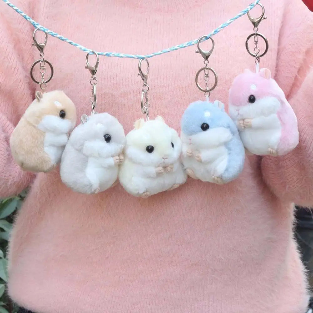 Hamster Keychain Keyring