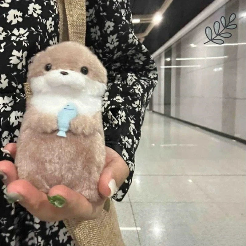 Otter Fish Plush Pendant