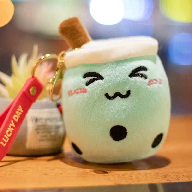 Kawaii Bubble Tea Cup Keychain