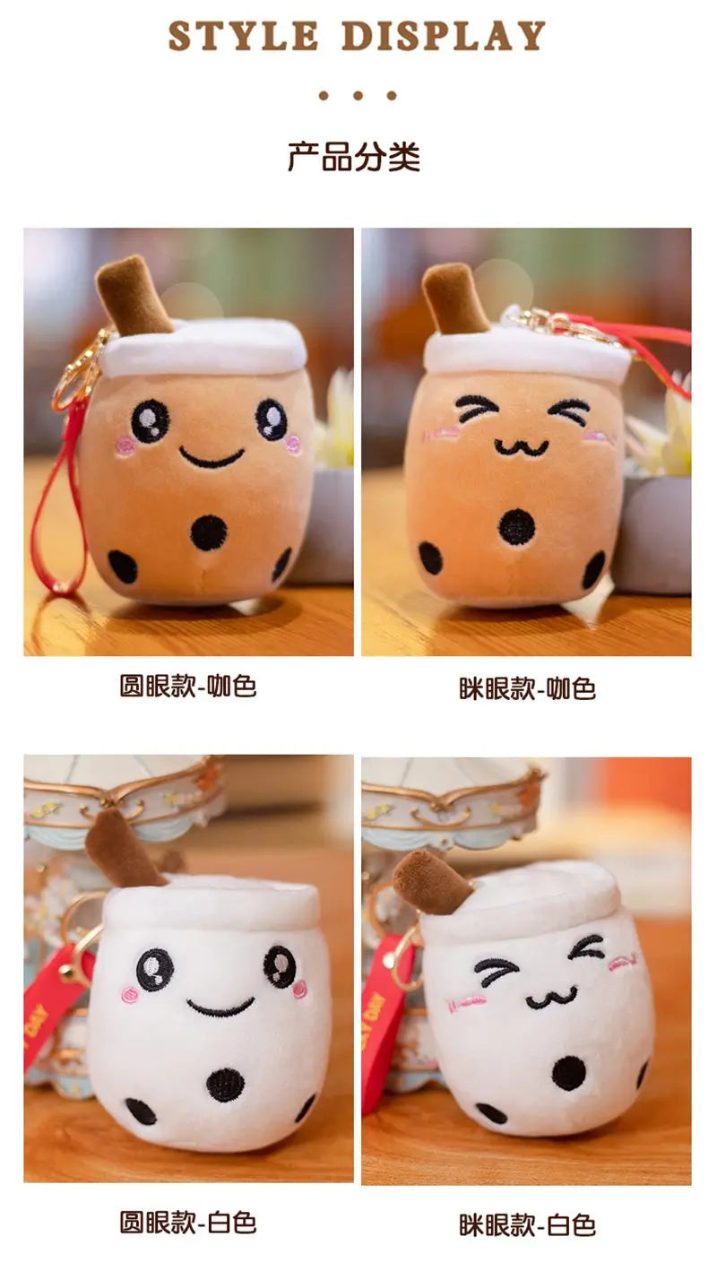 Kawaii Bubble Tea Cup Keychain