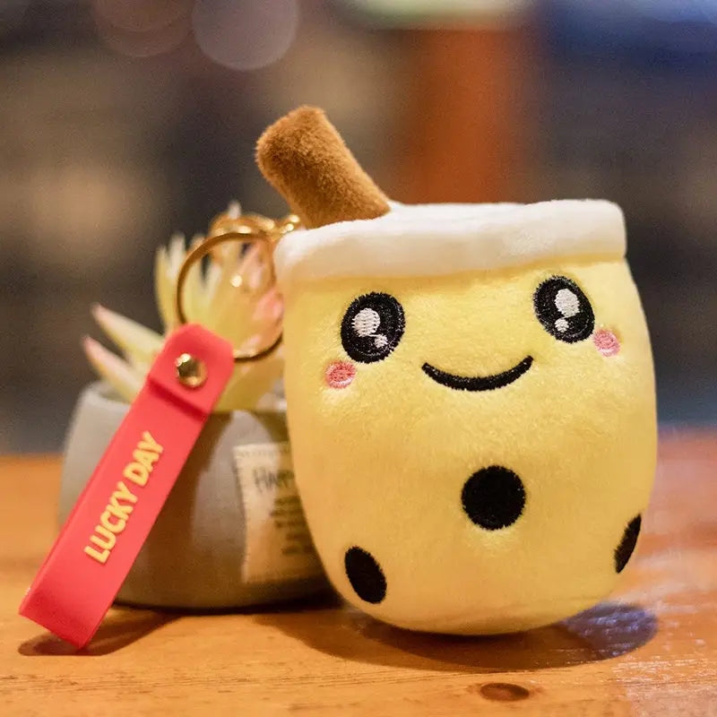 Kawaii Bubble Tea Cup Keychain