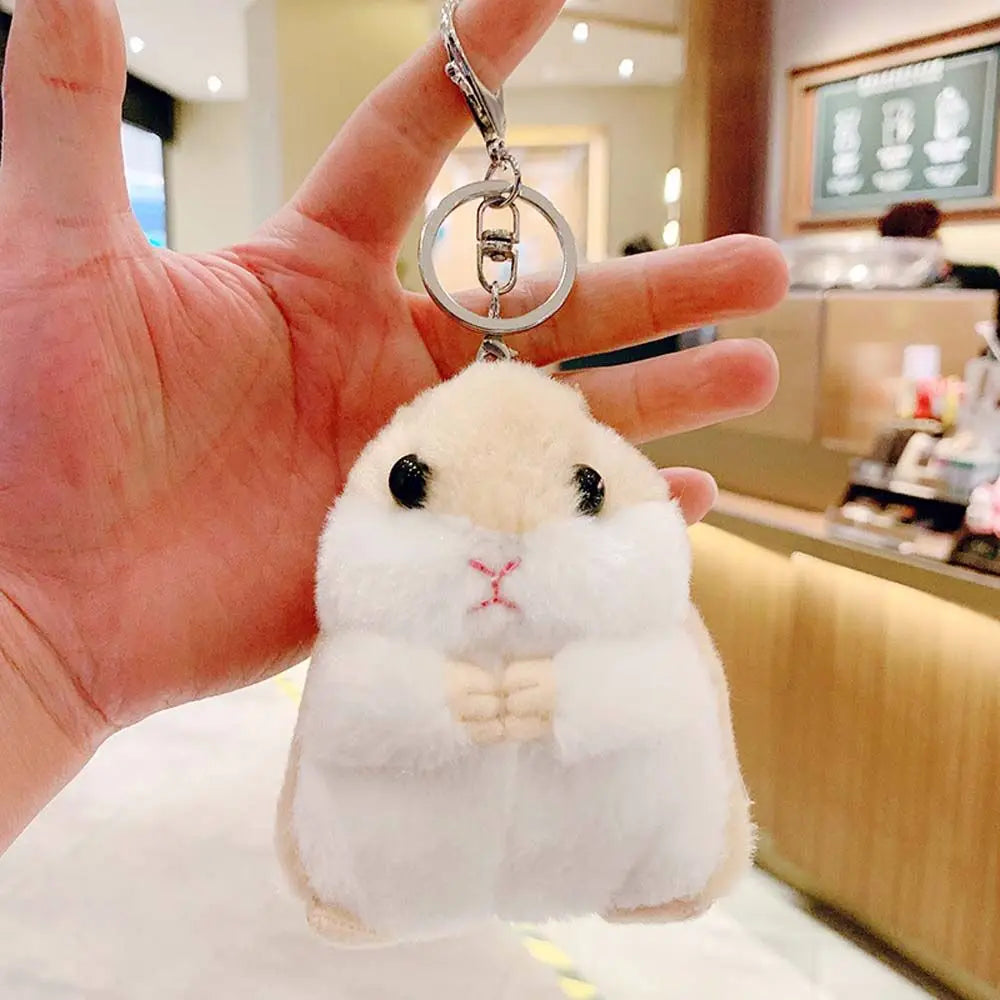 Hamster Keychain Keyring
