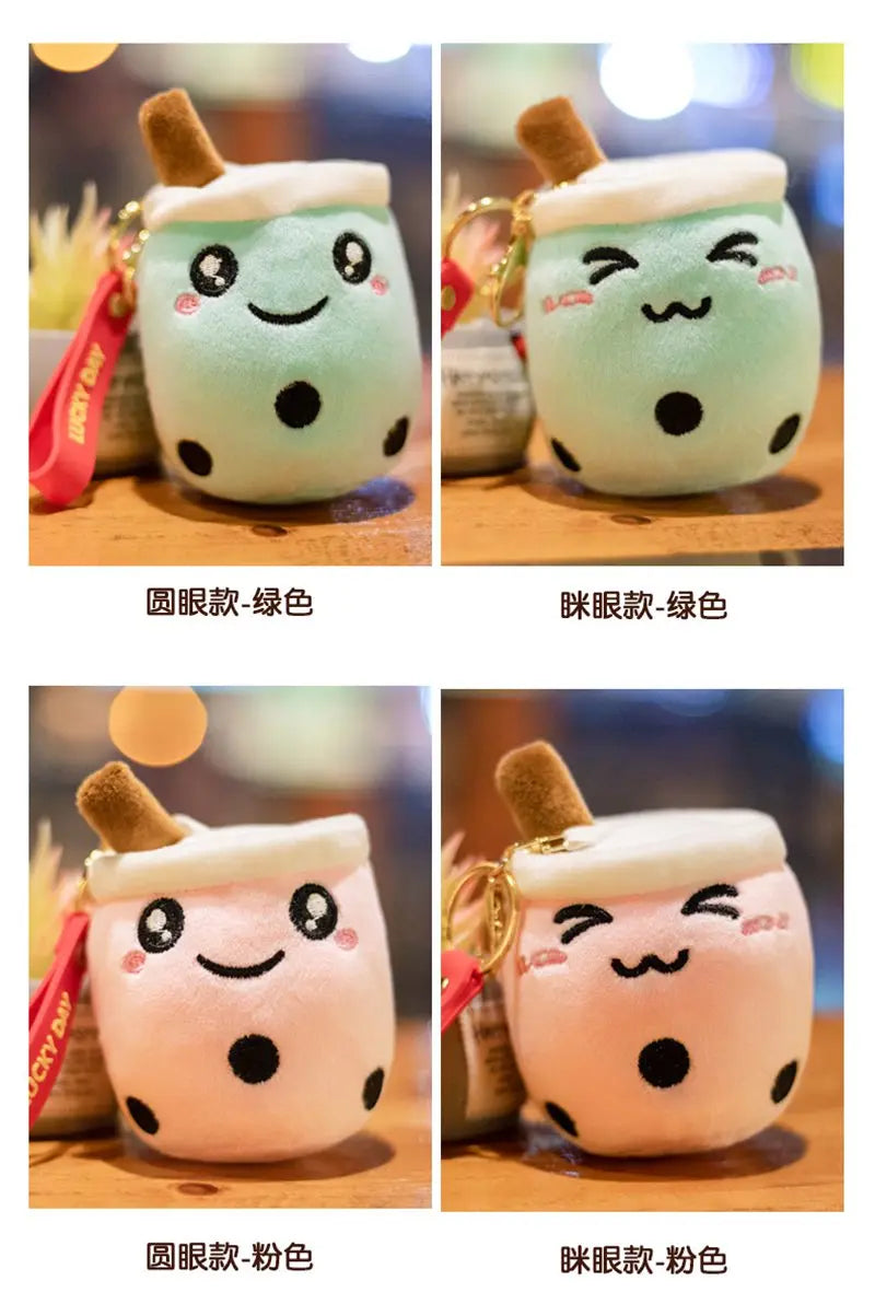 Kawaii Bubble Tea Cup Keychain