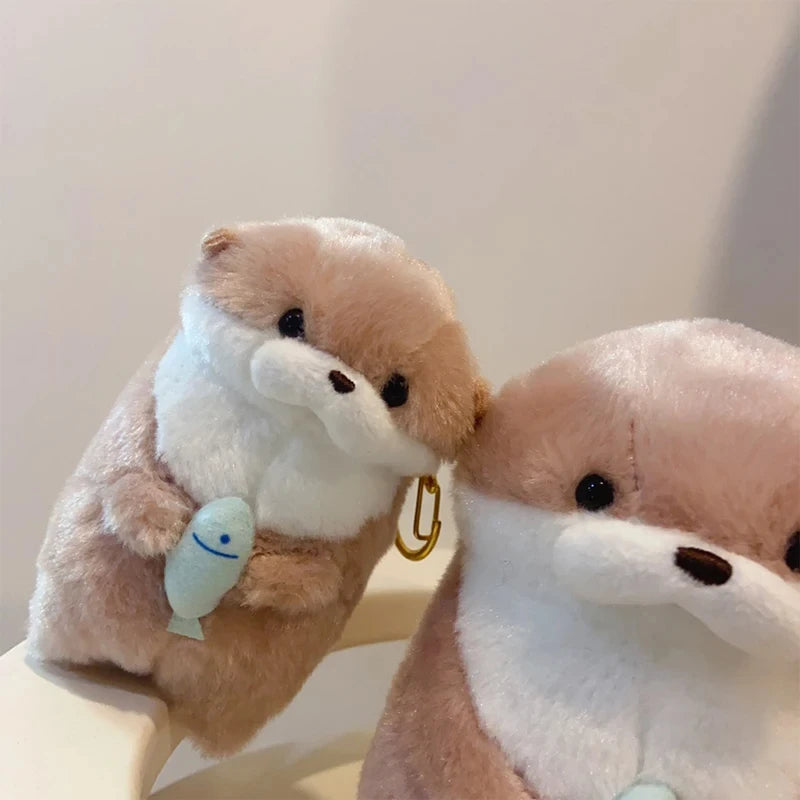 Otter Fish Plush Pendant