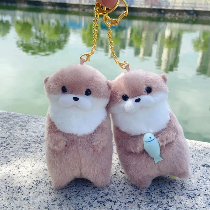 Otter Fish Plush Pendant