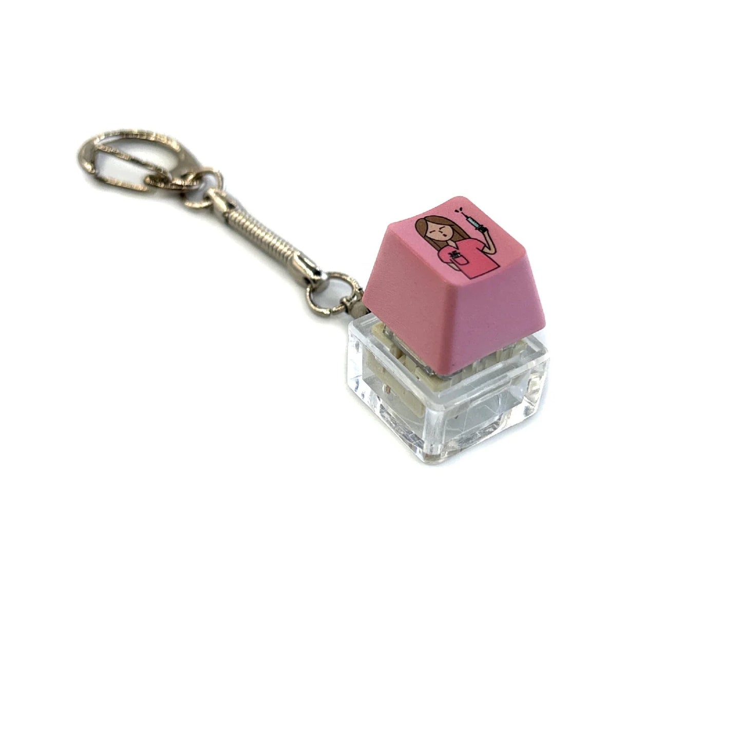 Decompression Keychain Mechanical Keyboard Button