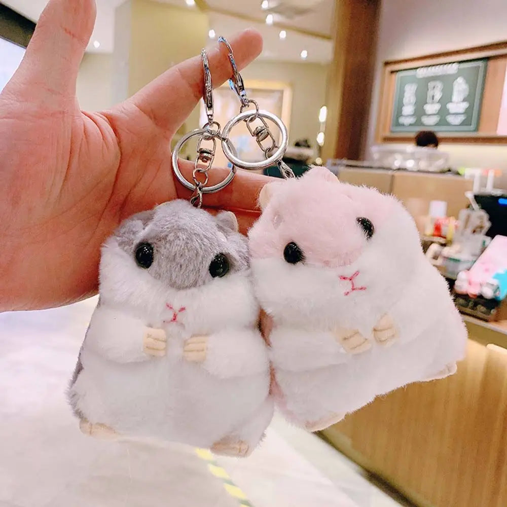 Hamster Keychain Keyring