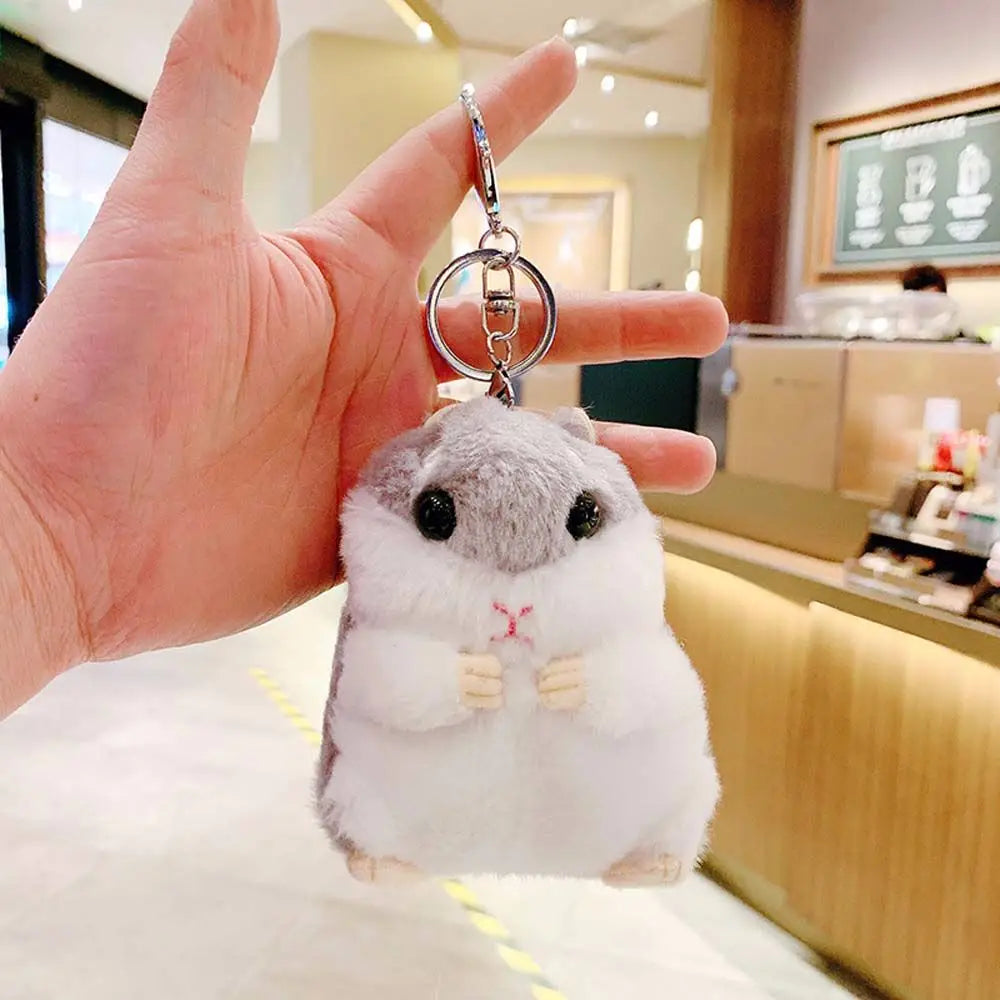 Hamster Keychain Keyring