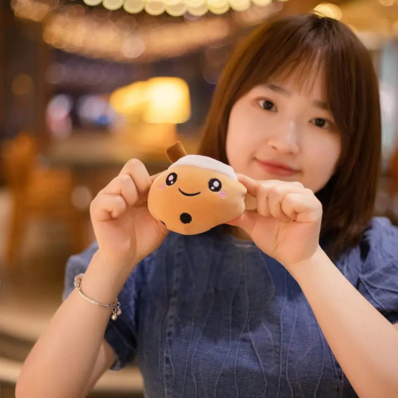 Kawaii Bubble Tea Cup Keychain