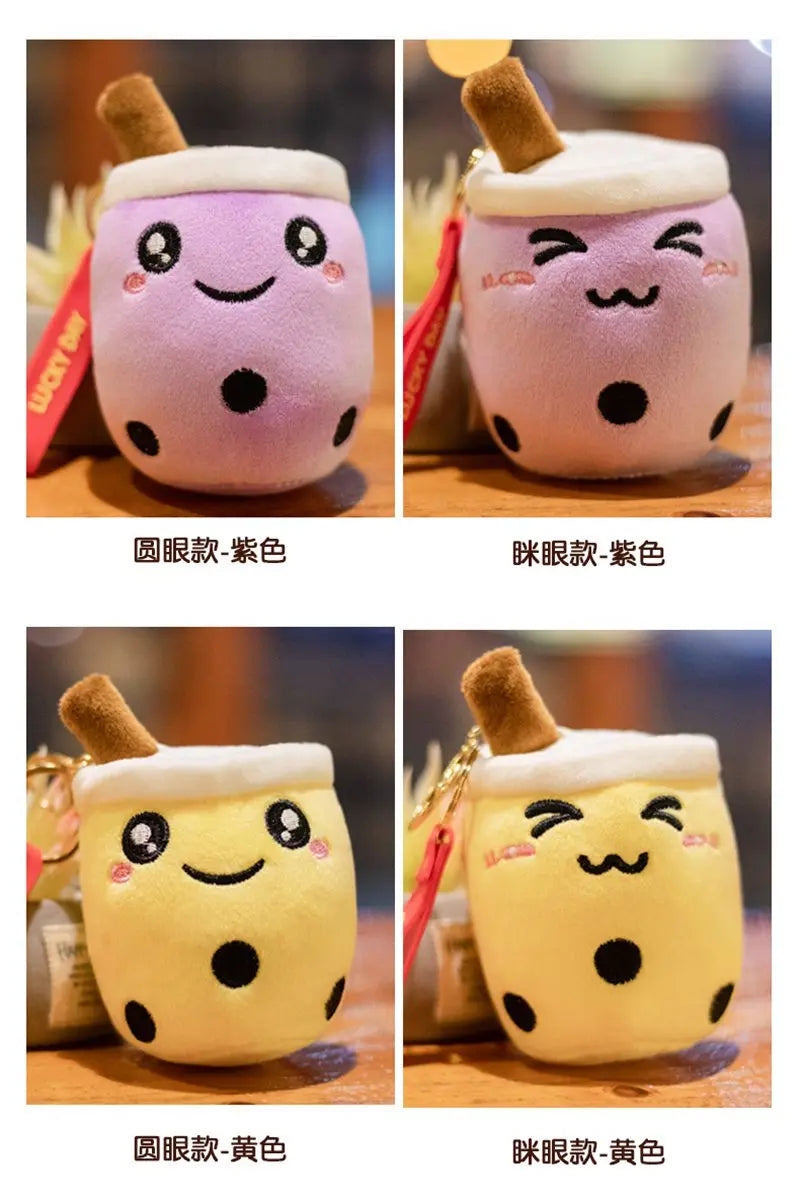 Kawaii Bubble Tea Cup Keychain