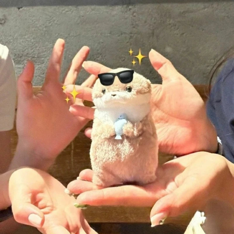 Otter Fish Plush Pendant