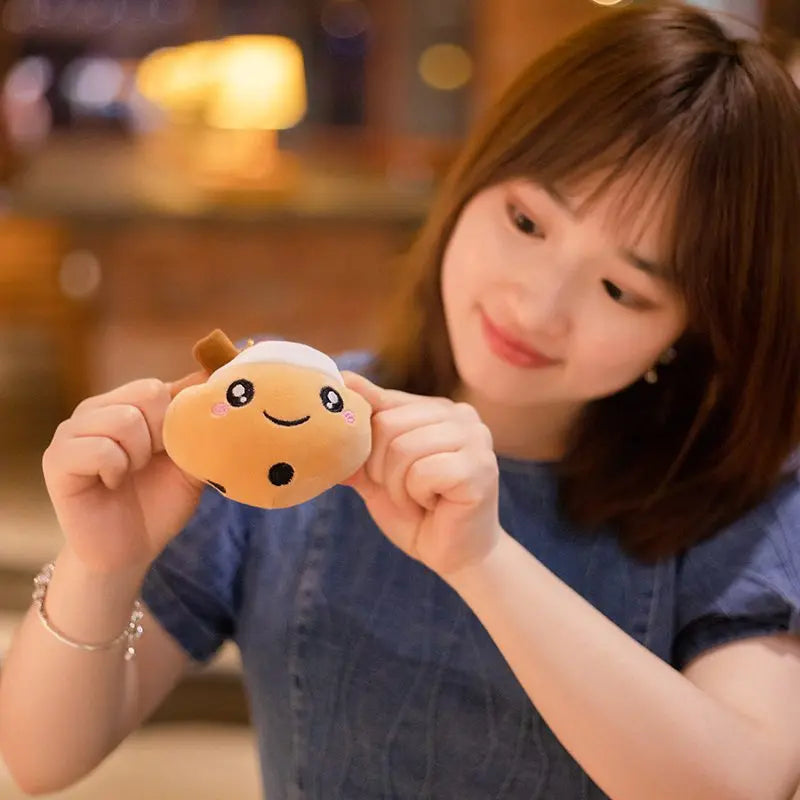 Kawaii Bubble Tea Cup Keychain