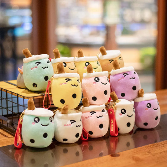 Kawaii Bubble Tea Cup Keychain