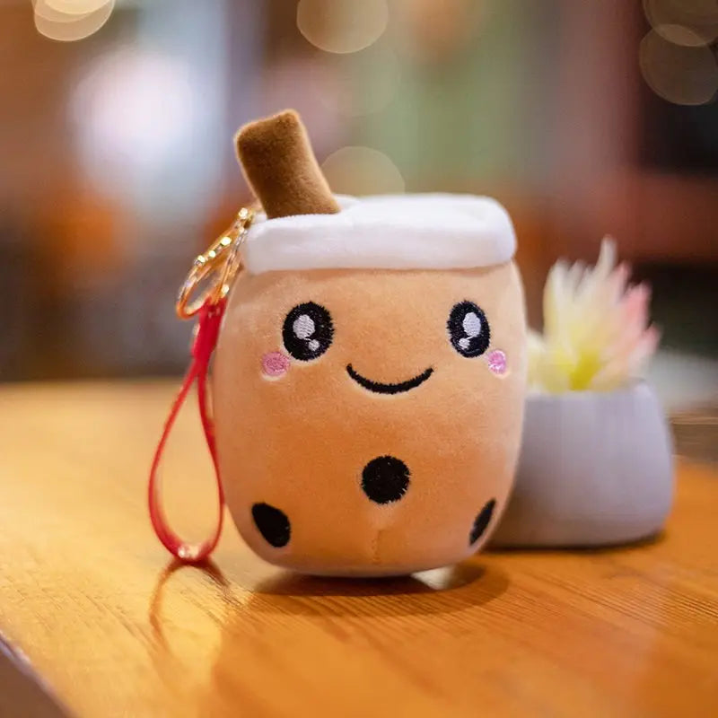 Kawaii Bubble Tea Cup Keychain